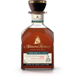 Admiral Rodney Saint Lucia HMS Royal Oak Rum 750 mL