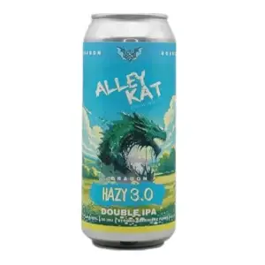 Alley Kat Brewing Dragon Hazy 3.0 Double IPA 4 Pack Cans