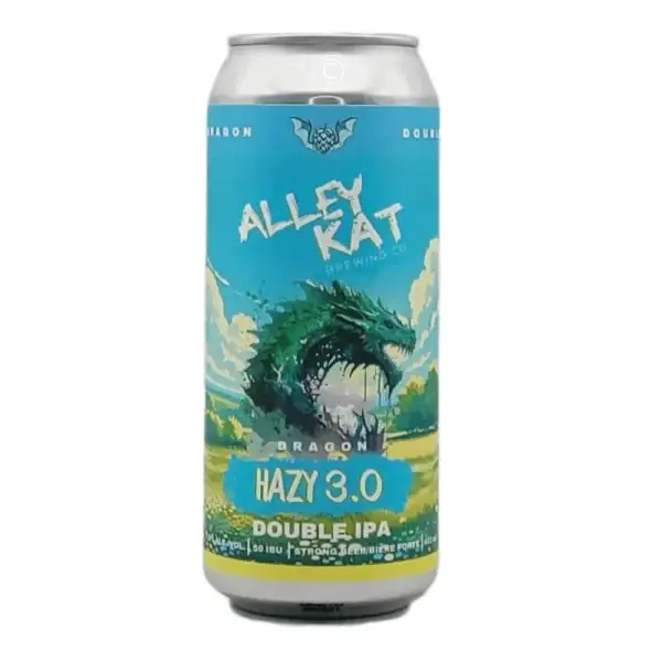 Alley Kat Brewing Dragon Hazy 3.0 Double Ipa 4 Pack Cans