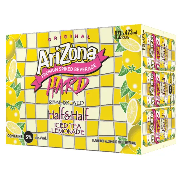 Arizona Half &Amp; Half Iced Tea Lemonade 12 Pack Cans