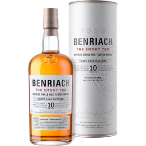Benriach 10 Year Old The Smoky 10 Speyside Single Malt Scotch Whisky 750 mL