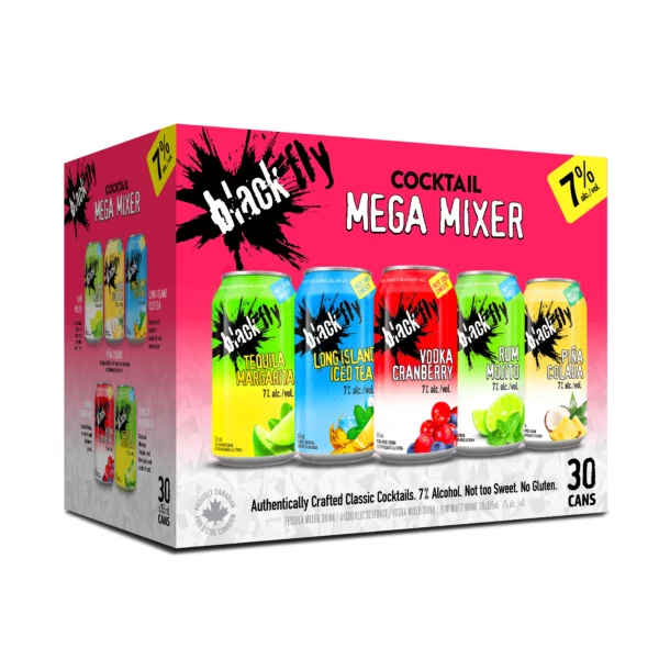 Black Fly Cocktail Mega Mixer 30 Pack Cans