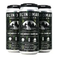 Blindman Brewing Cascadian Dark Ale 4 Pack Cans