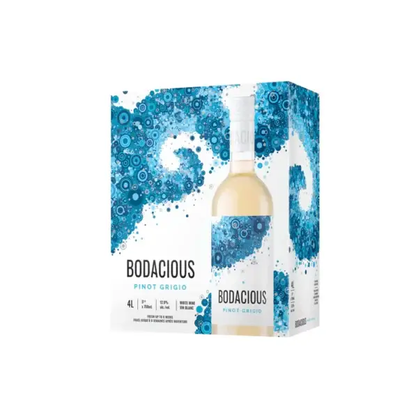 Bodacious Pinot Grigio 4 L Bag In Box