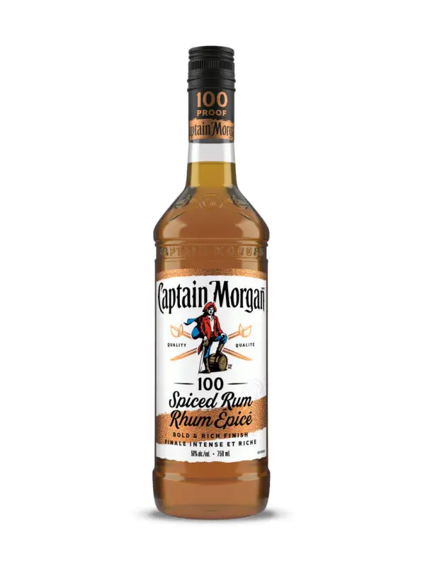 Captain Morgan 100 Proof Spiced Rum 750 Ml