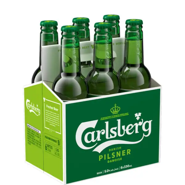 Carlsberg Danish Pilsner 6 Pack Bottles