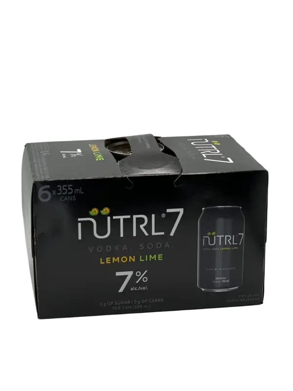 Nutrl 7 Vodka Lemon Lime 6 Pack Cans