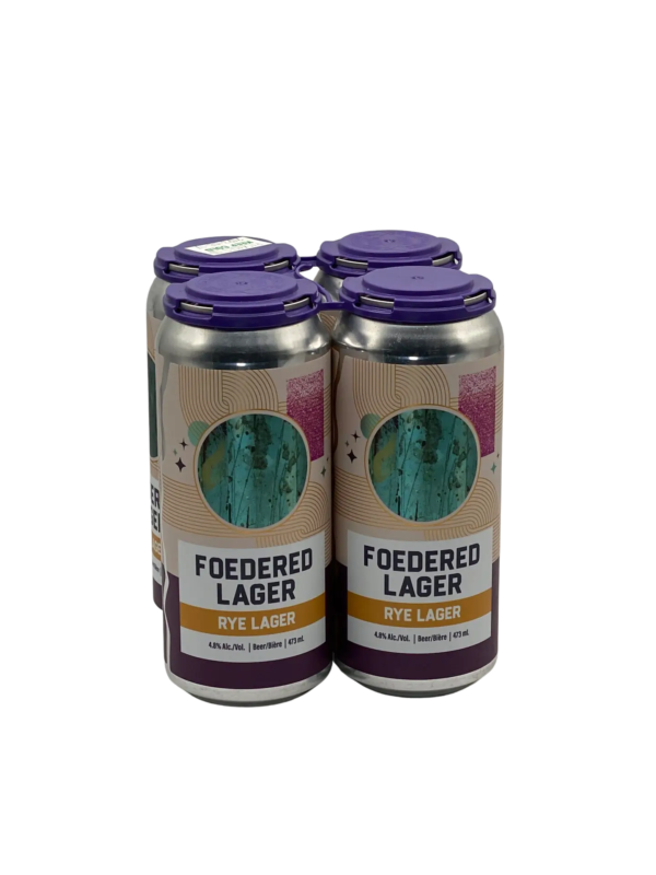 Blindman Brewing Foedered Lager Rye Lager 4 Pack Cans