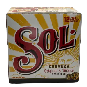 Sol Cerveza 12 Pack Bottles