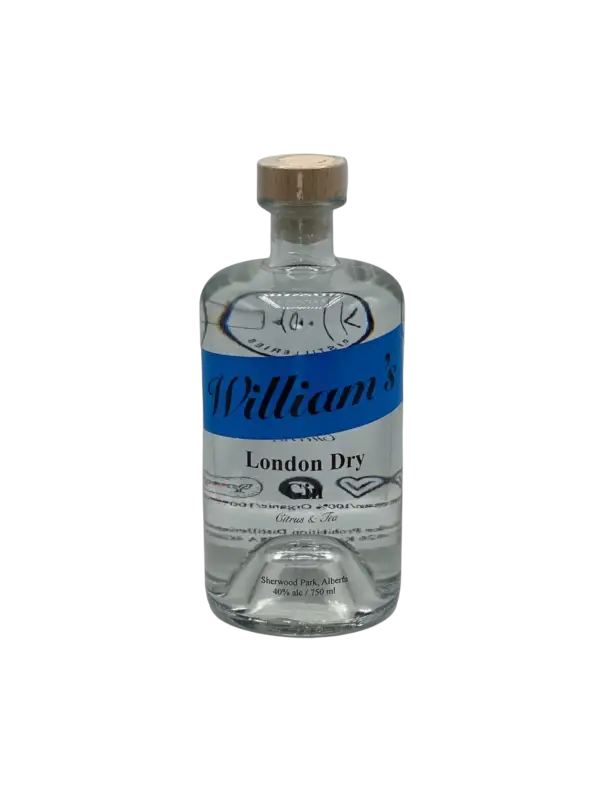 William'S Citrus &Amp; Tea London Dry Gin 750 Ml