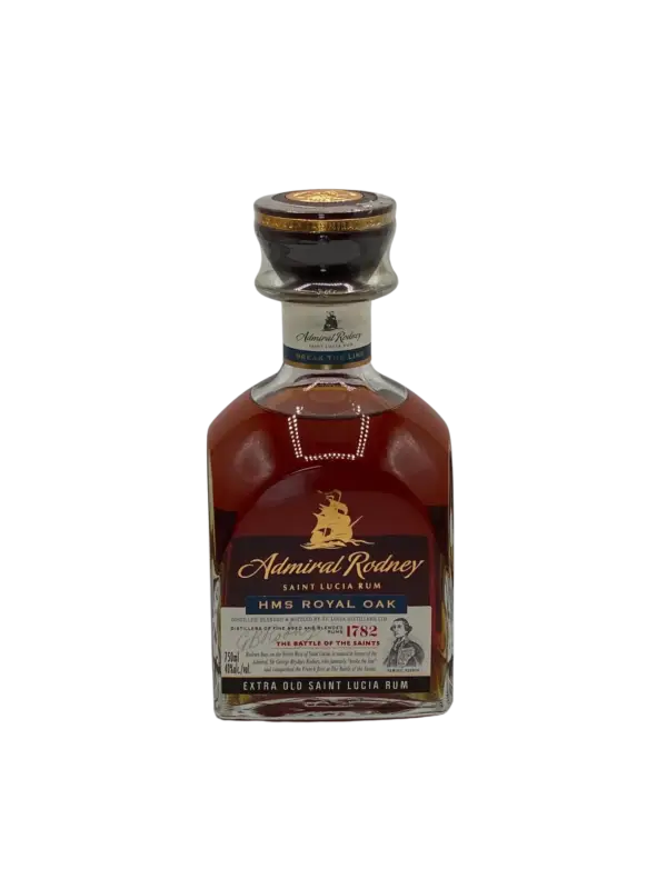 Admiral Rodney Saint Lucia Hms Royal Oak Rum 750 Ml