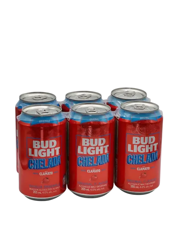 Bud Light Chelada 6 Pack Cans
