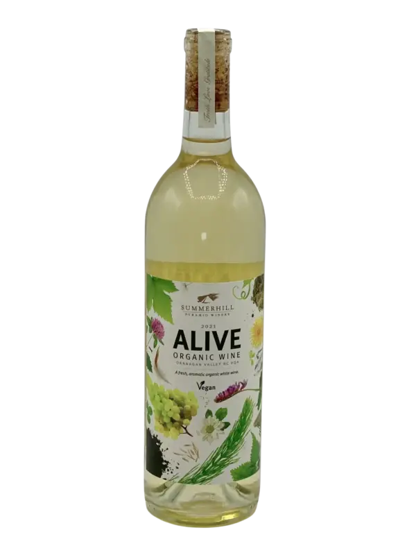 Summerhill Pyramid Winery Alive Organic White Wine Okanagan Valley Bc Vqa 750 Ml