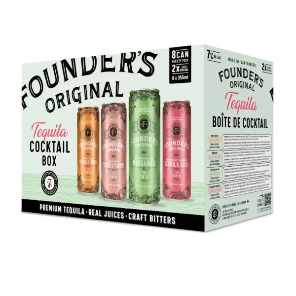 Founder'S Original Tequila Cocktail Box 8 Pack Cans