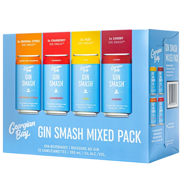 Georgian Bay Gin Smash Mixed 12 Pack Cans