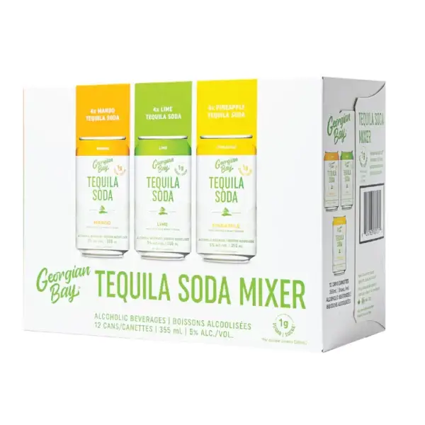 Georgian Bay Tequila Soda Mixer 12 Pack Cans