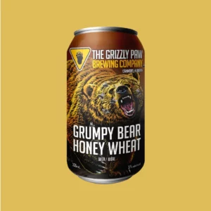 Grizzly Paw Grumpy Bear Honey Wheat 6 Pack Cans