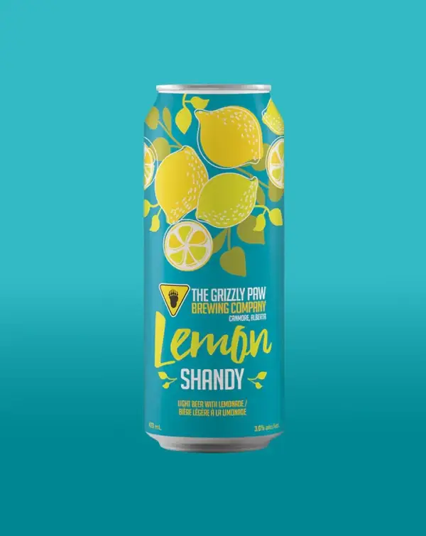 Grizzly Paw Lemon Shandy 4 Pack Cans