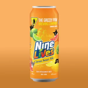 Grizzly Paw Nine Lives Citrus Sour Ale 4 Pack Cans