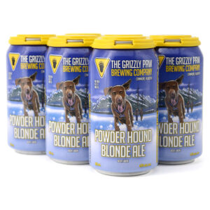 Grizzly Paw Powder Hound Blonde Ale 6 Pack Cans