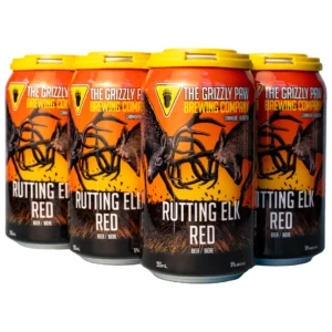 Grizzly Paw Rutting Elk Red 6 Pack Cans