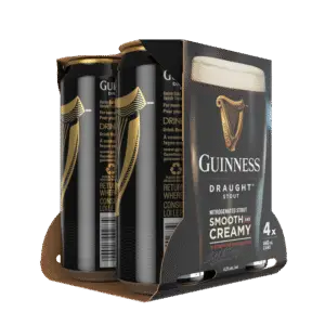 Guinness Draught 4 Pack Cans