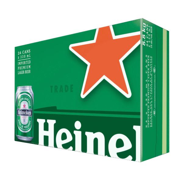 Heineken Lager 24 Pack Cans