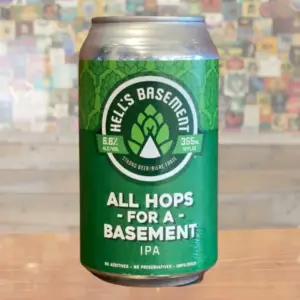 Hell's Basement Brewing All Hops For A Basement IPA 6 Pack Cans
