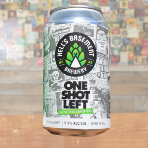 Hell's Basement Brewing One Shot Left New England IPA 6 Pack Cans