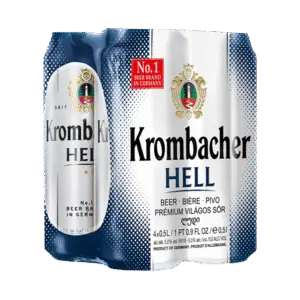 Krombacher Hell 4 Pack Cans