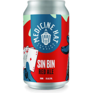 Medicine Hat Sin Bin Red Ale 6 Pack Cans