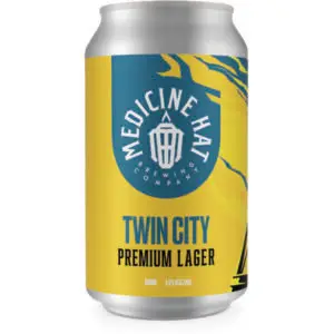 Medicine Hat Twin City Premium Lager 6 Pack Cans