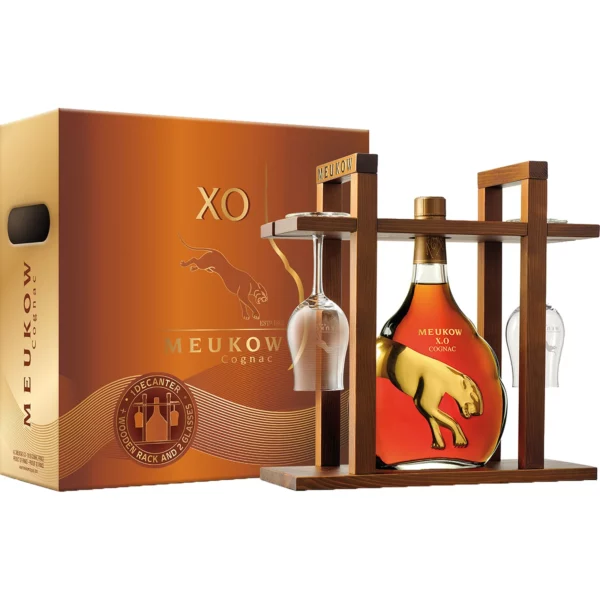 Meukow Xo Cognac 750 Ml Gift Pack
