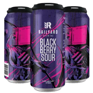 Railyard Brewing BlackBerry Sour 4 Pack Cans