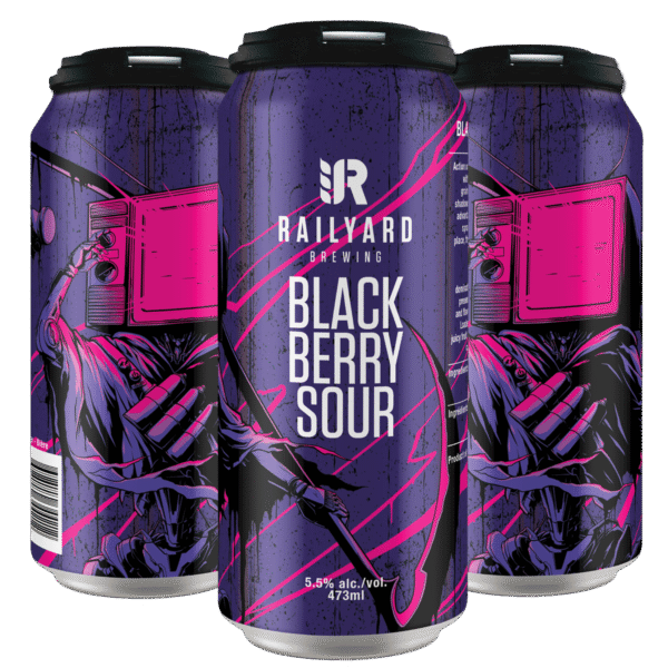 Railyard Brewing Blackberry Sour 4 Pack Cans