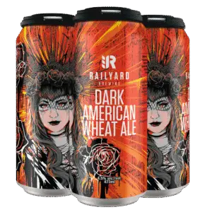 Railyard Brewing Dark American Wheat Ale 4 Pack Cans