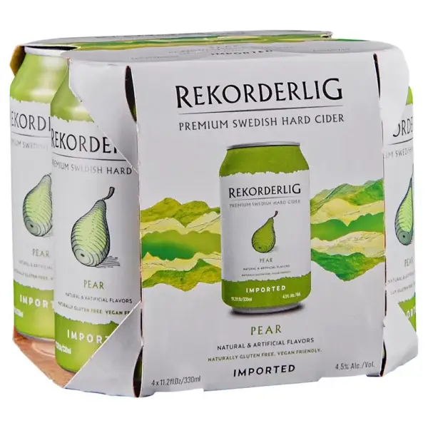 Rekorderlig Pear Cider 4 Pack Cans