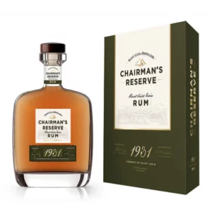 Saint Lucia Chairman's Reserve 1931 Rum 750 mL