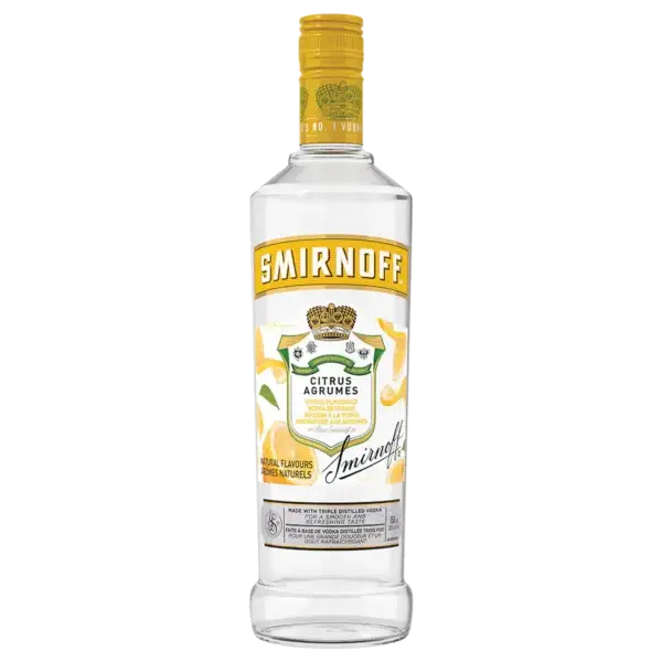 Smirnoff Citrus Vodka 750 Ml