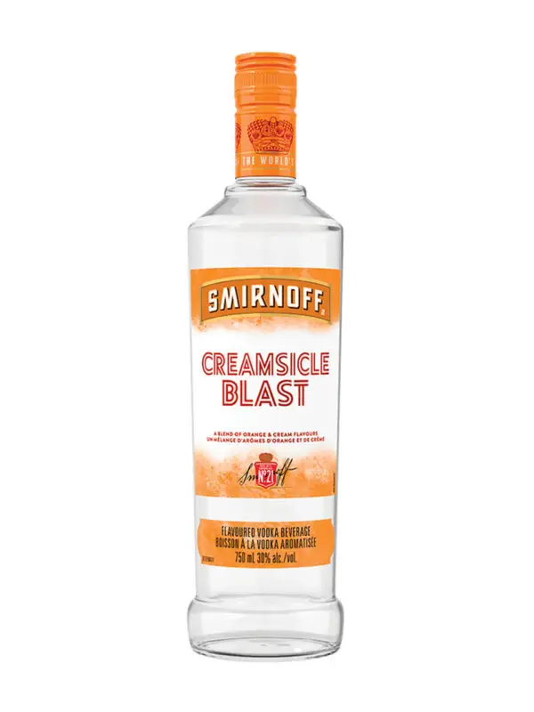 Smirnoff Creamsicle Blast Vodka 750 Ml