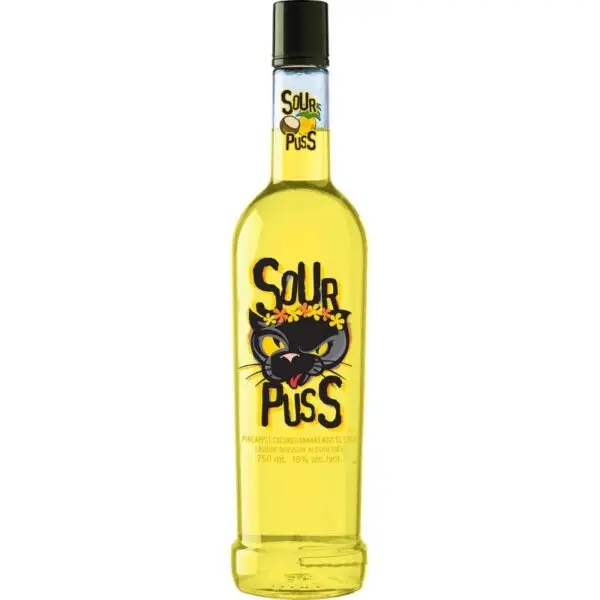 Sour Puss Pineapple Coconut Liqueur 750 Ml