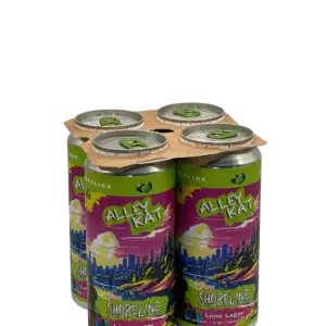 Alley Kat Shoreline Lime Lager 4 Pack Cans