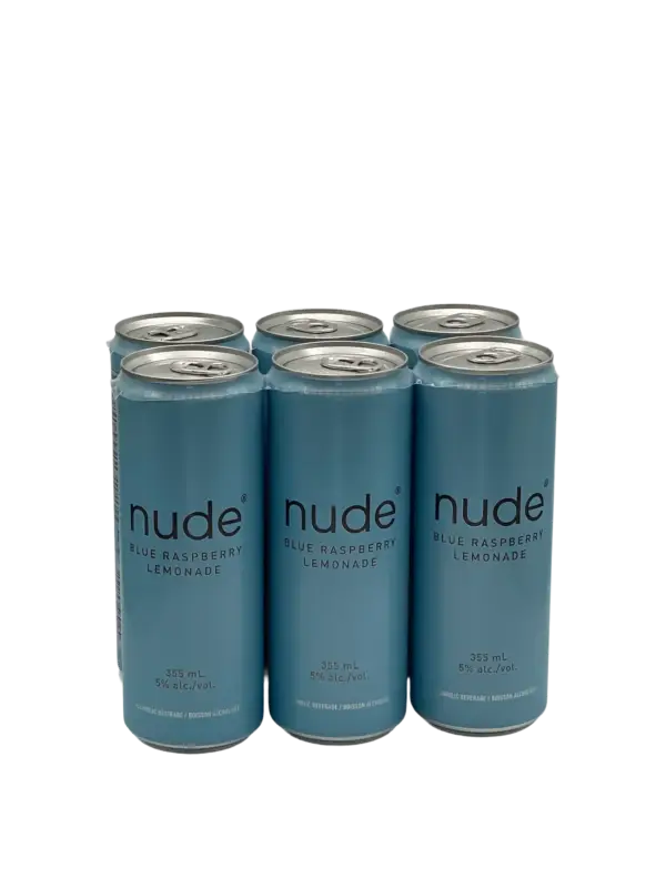 Nude Blue Raspberry Lemonade 6 Pack Cans