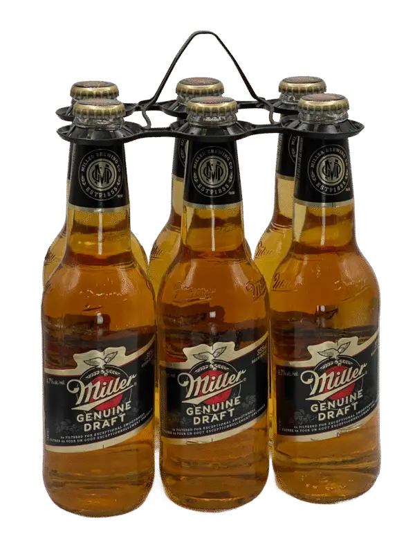 Miller Genuine Draft 6 Pack Bottles