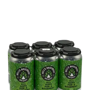Hell's Basement Brewing All Hops For A Basement IPA 6 Pack Cans