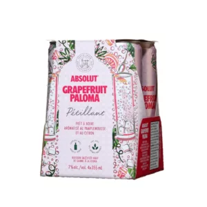 Absolut GrapeFruit Paloma 4 Pack Cans