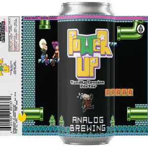Analog Brewing Power Up Porter 4 Pack Cans