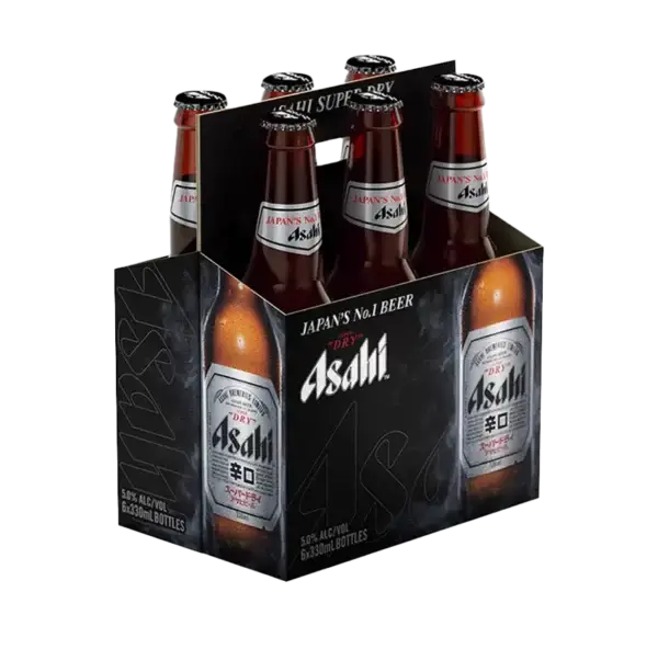 Asahi Super Dry 6 Pack Bottles