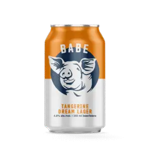 Babe Brewing Tangerine Dream Lager 6 Pack Cans
