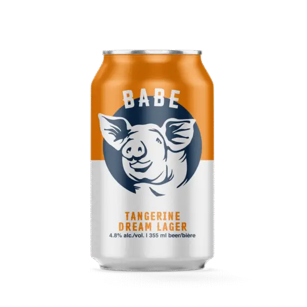 Babe Brewing Tangerine Dream Lager 6 Pack Cans